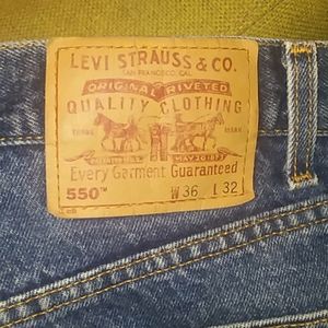 Levi's 550 size 36x32